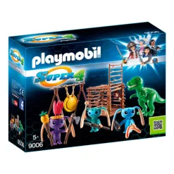 PLAYMOBIL Guerrero Alien con Trampa T-Rex- Playmobil