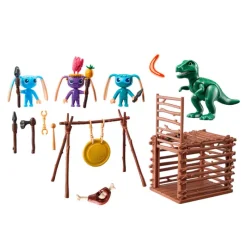 PLAYMOBIL Guerrero Alien con Trampa T-Rex- Playmobil