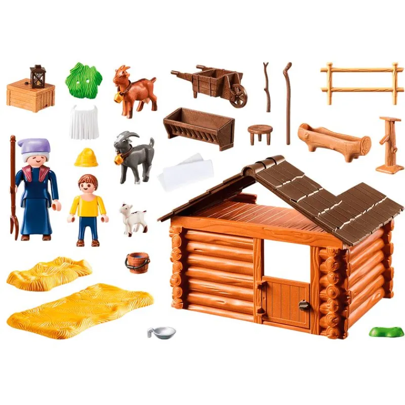 PLAYMOBIL Playmobil|Heidi Establo de Cabras de Pedro