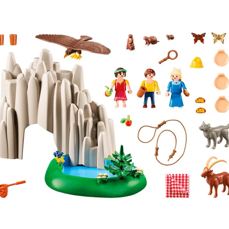 PLAYMOBIL Playmobil|Heidi Lago con Heidi, Pedro y Clara
