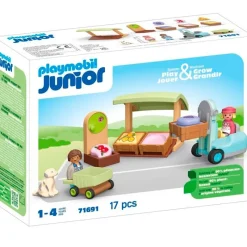 PLAYMOBIL Playmobil|Junior Puesto Ecológico y Carretilla