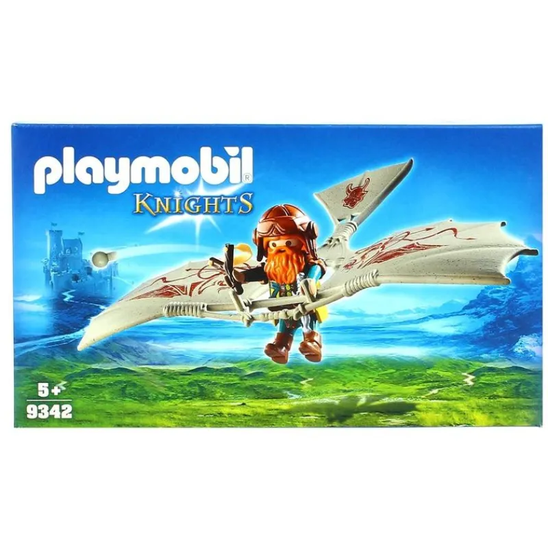 PLAYMOBIL Playmobil|Knights Gnomo con Máquina Voladora
