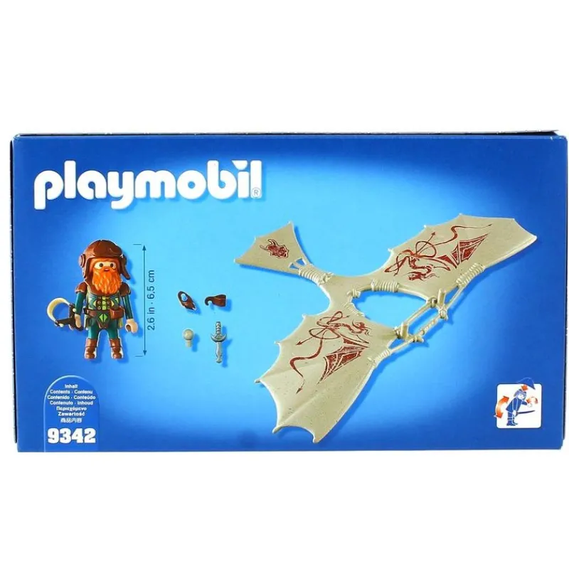 PLAYMOBIL Playmobil|Knights Gnomo con Máquina Voladora