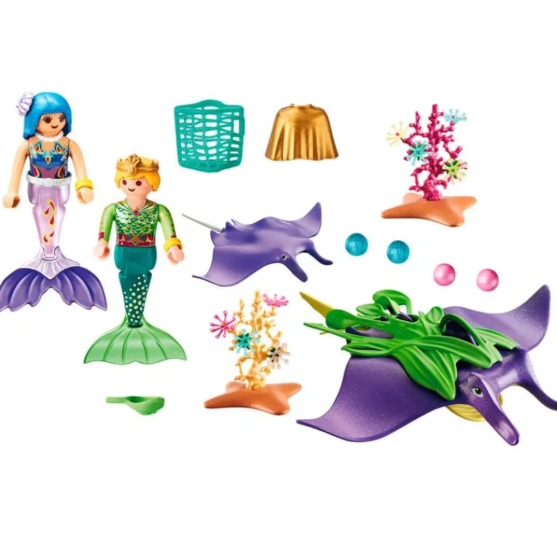 PLAYMOBIL Playmobil|Magic Recolectores de Perlas con Manta