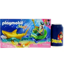 PLAYMOBIL Playmobil|Magic Rey del Mar con Carruaje Tiburón