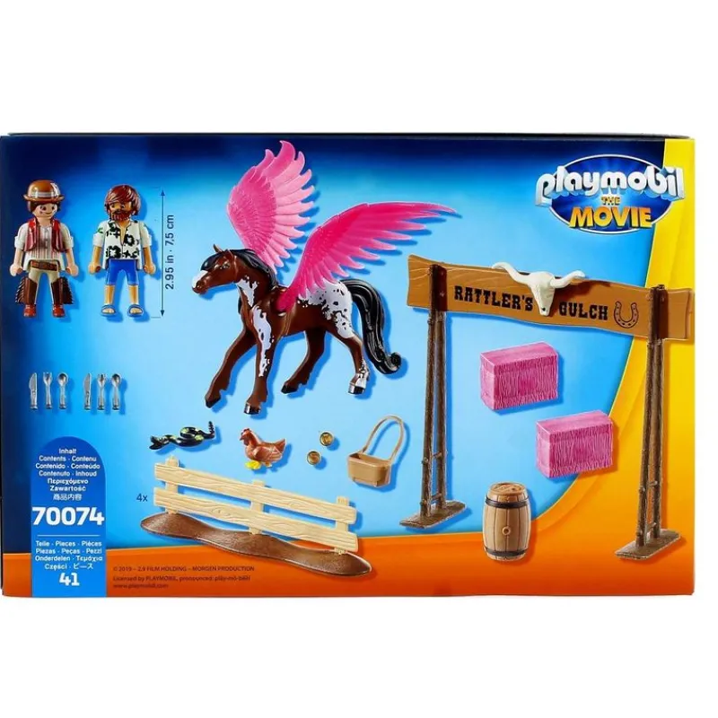 PLAYMOBIL Playmobil|Movie Marla, Del y Caballo con Alas