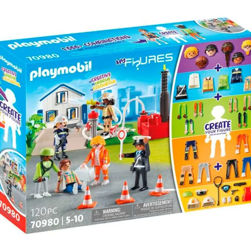 PLAYMOBIL My Figures Misión de Rescate- Playmobil