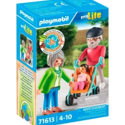 PLAYMOBIL Playmobil|My Life Abuelos y Bebé