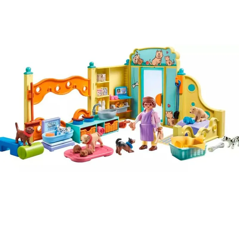 PLAYMOBIL My Life Guardería de Cachorros- Playmobil