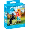 PLAYMOBIL Playmobil|My Life Mujer con Perro de Montaña