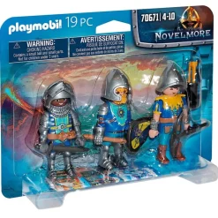 PLAYMOBIL Novelmore Set de 3 Caballeros- Playmobil