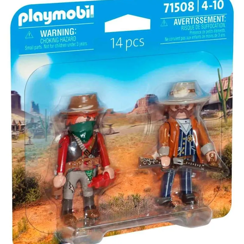 PLAYMOBIL Pack Duo Bandido y Sheriff- Playmobil