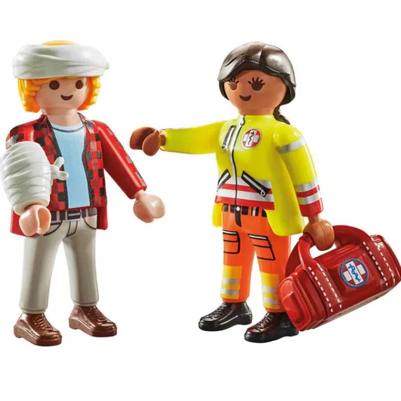PLAYMOBIL Playmobil|Pack Duo Paramédico con Paciente