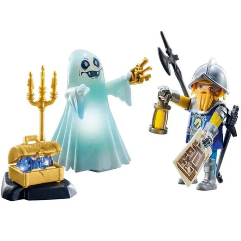 PLAYMOBIL Playmobil|Halloween|Pack Fantasma y Caballero Novelmore