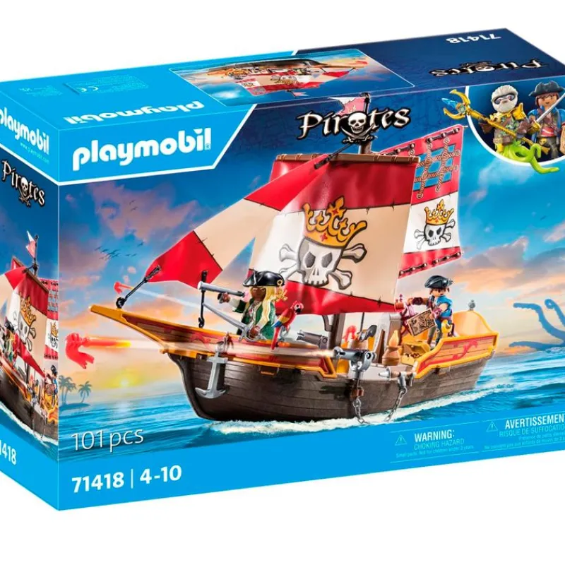 PLAYMOBIL Pirates Barco Pirata- Playmobil