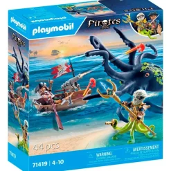 PLAYMOBIL Playmobil|Pirates Batalla con Pulpo Gigante