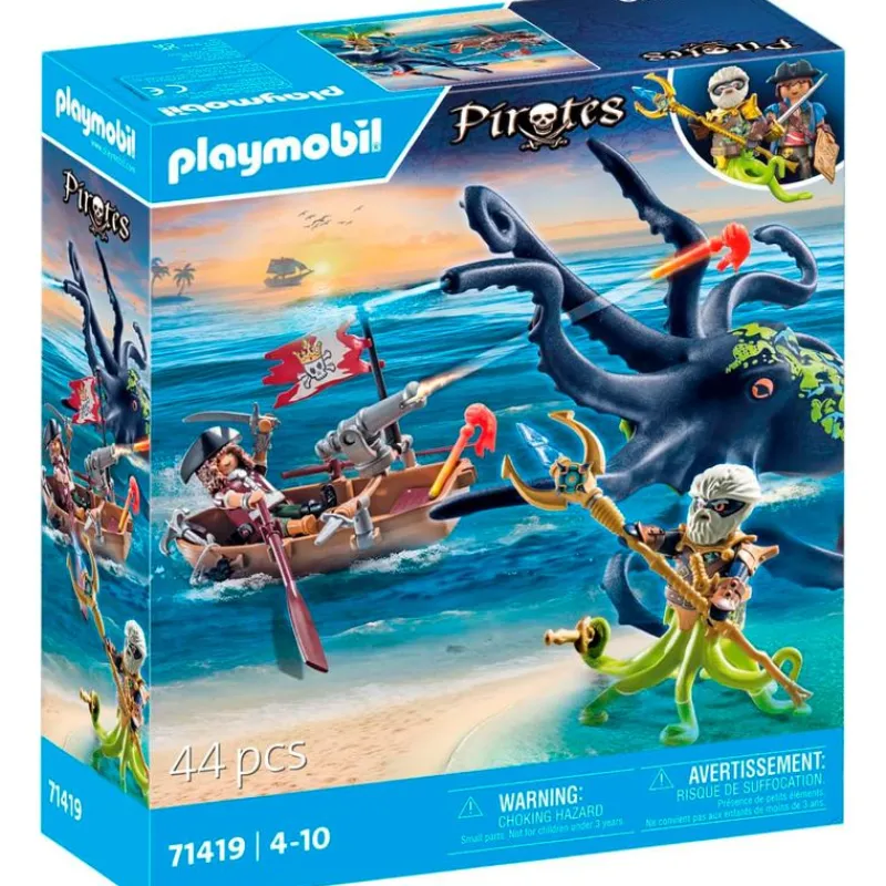 PLAYMOBIL Playmobil|Pirates Batalla con Pulpo Gigante