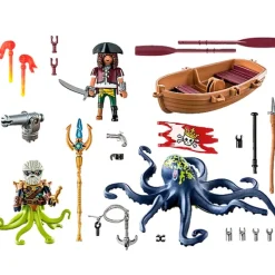 PLAYMOBIL Playmobil|Pirates Batalla con Pulpo Gigante