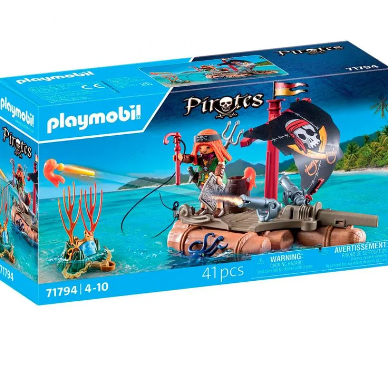 PLAYMOBIL Playmobil|Pirates Bote Pirata con Tesoro