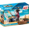 PLAYMOBIL Playmobil|Pirates Pirata con Bote de Remos