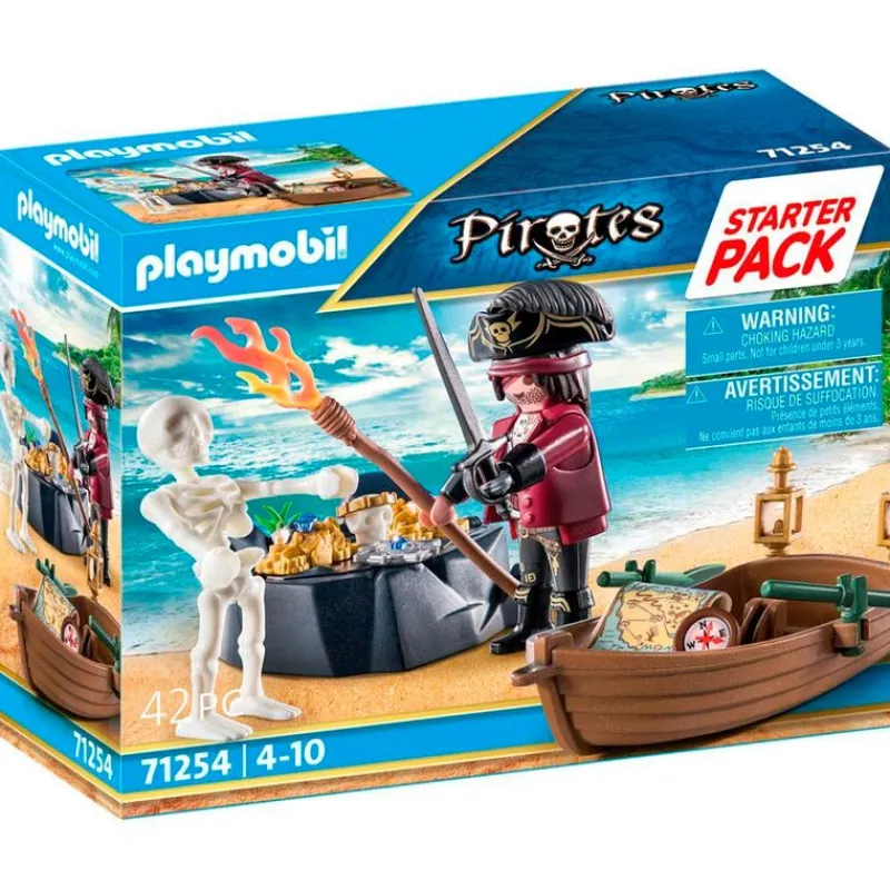 PLAYMOBIL Playmobil|Pirates Pirata con Bote de Remos
