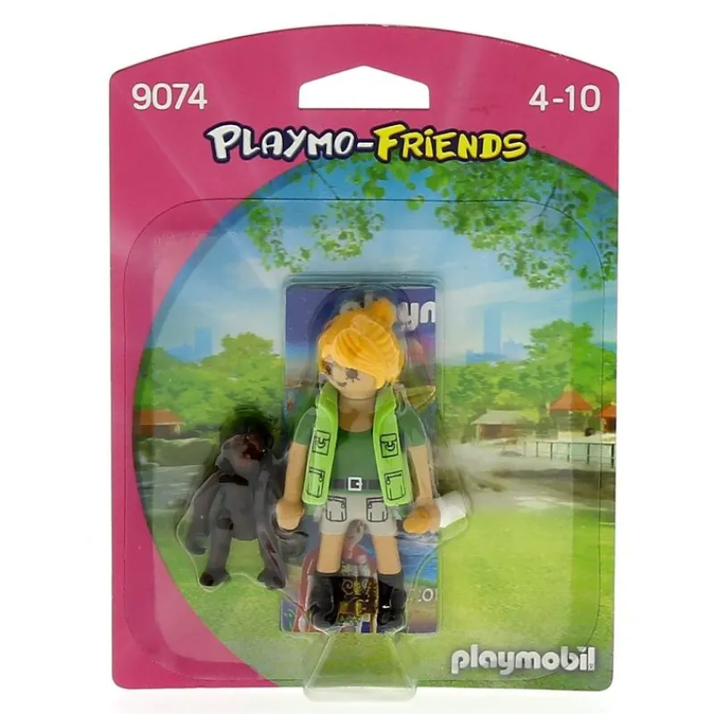 PLAYMOBIL Playmobil|Playmo-Friends Cuidadora con Bebé Gorila