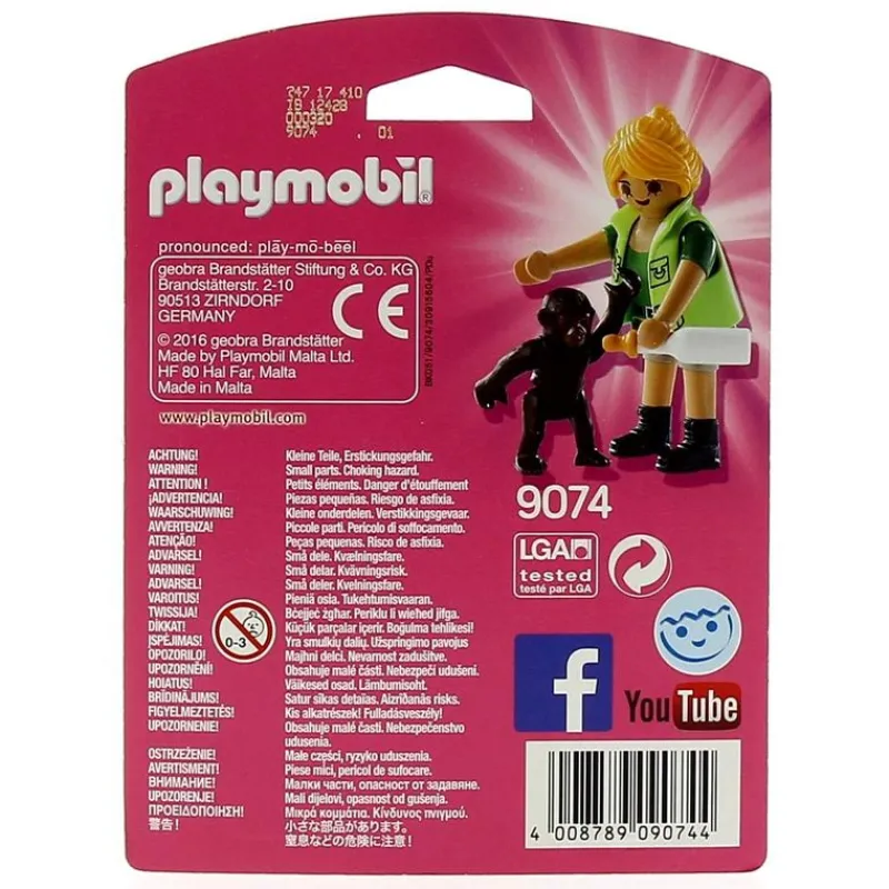 PLAYMOBIL Playmobil|Playmo-Friends Cuidadora con Bebé Gorila
