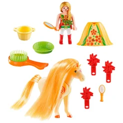 PLAYMOBIL Princess Maletín de Princesa con Caballo Fantasía- Playmobil