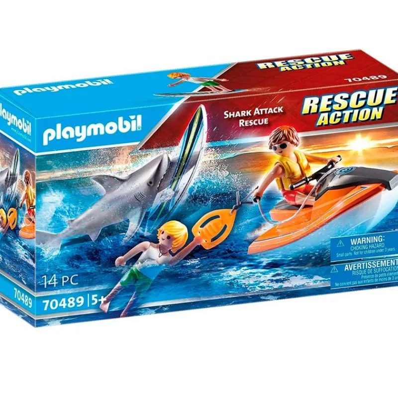 PLAYMOBIL Rescue Action Rescate Ataque Tiburón- Playmobil