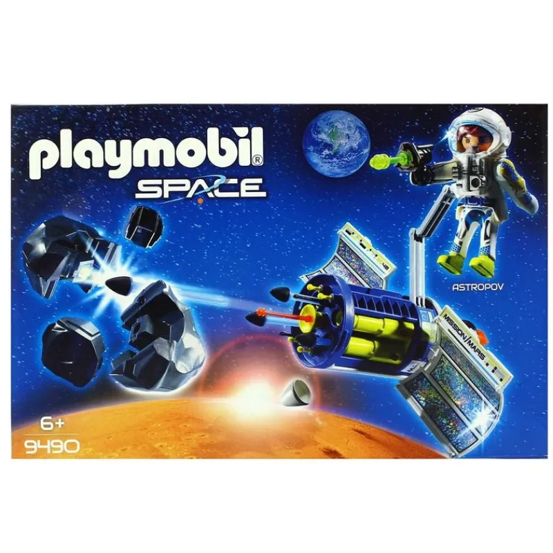PLAYMOBIL Playmobil|Space Satélite con Láser para Meteoritos