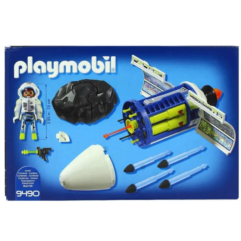PLAYMOBIL Playmobil|Space Satélite con Láser para Meteoritos
