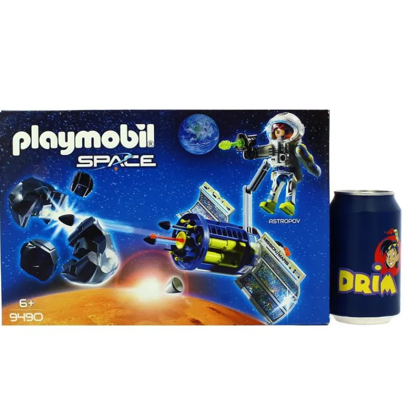 PLAYMOBIL Playmobil|Space Satélite con Láser para Meteoritos