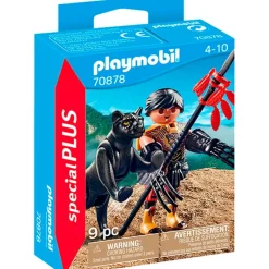 PLAYMOBIL Special Plus Guerrero con Pantera- Playmobil
