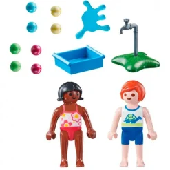 PLAYMOBIL Playmobil|Special Plus Niños con Globos de Agua