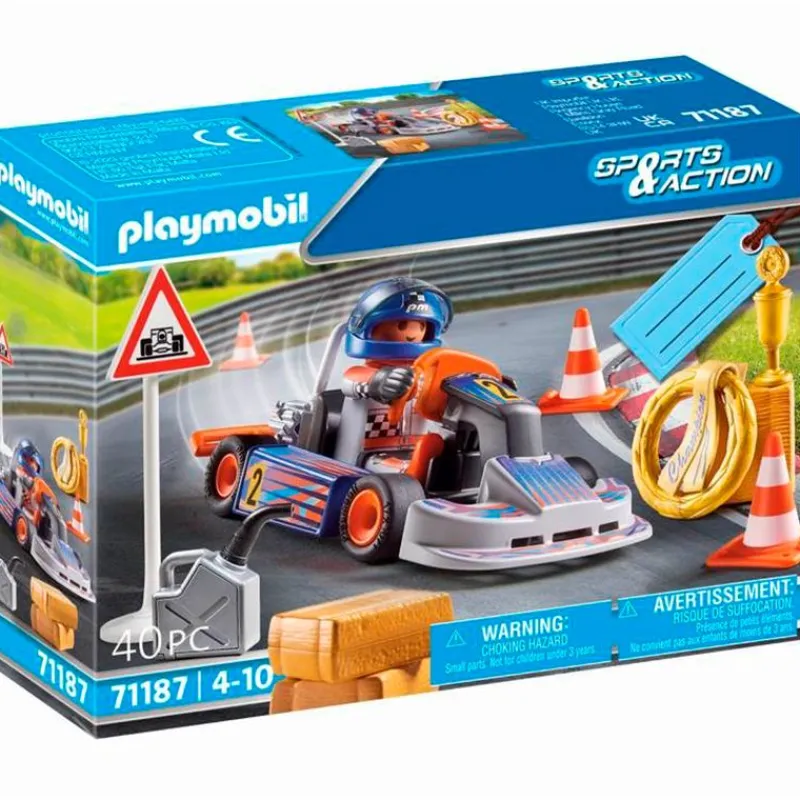 PLAYMOBIL Playmobil|Sports & Action Kart de Carreras