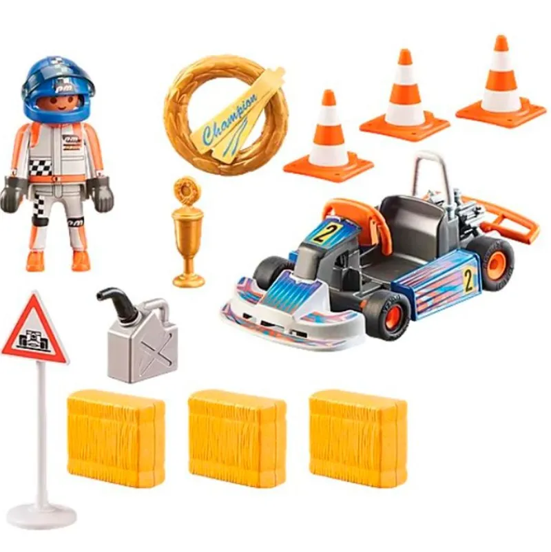 PLAYMOBIL Playmobil|Sports & Action Kart de Carreras