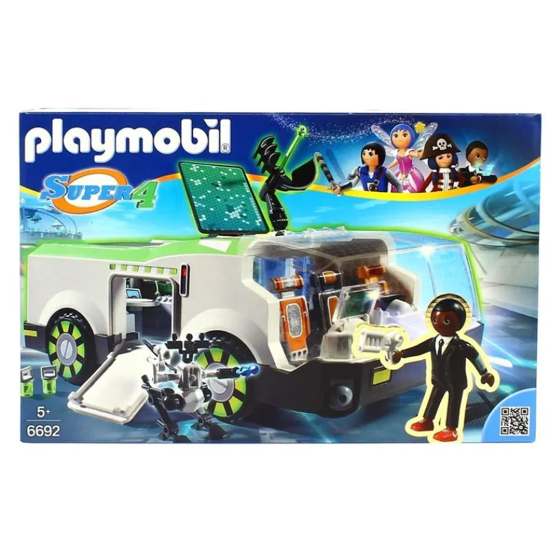 PLAYMOBIL Playmobil|Super4 Camaleón con Gene