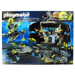 PLAYMOBIL Playmobil|Top Agents Centro de Mando del Dr. Drone