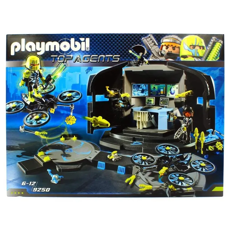 PLAYMOBIL Playmobil|Top Agents Centro de Mando del Dr. Drone