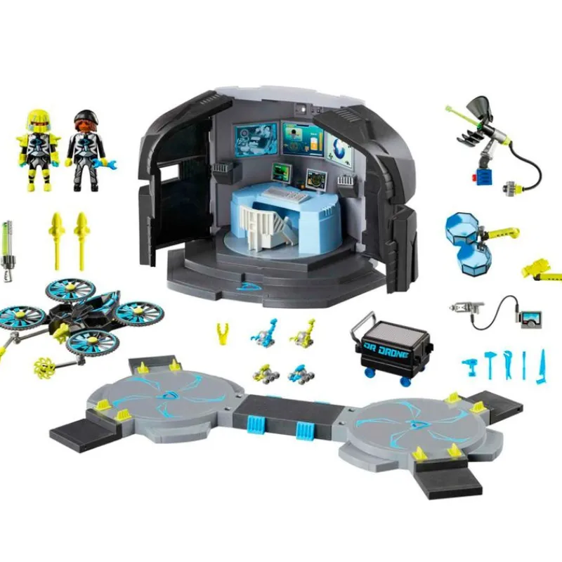 PLAYMOBIL Playmobil|Top Agents Centro de Mando del Dr. Drone