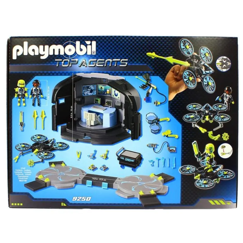 PLAYMOBIL Playmobil|Top Agents Centro de Mando del Dr. Drone
