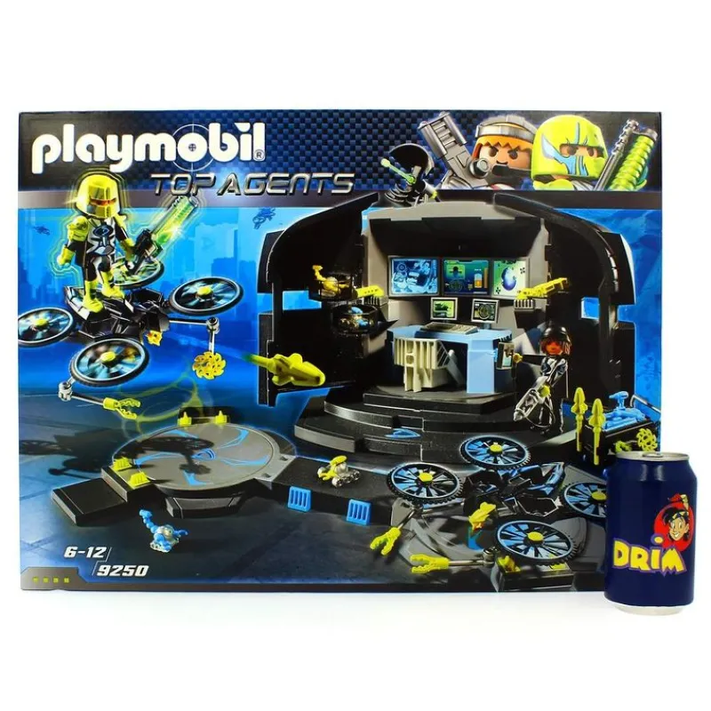 PLAYMOBIL Playmobil|Top Agents Centro de Mando del Dr. Drone
