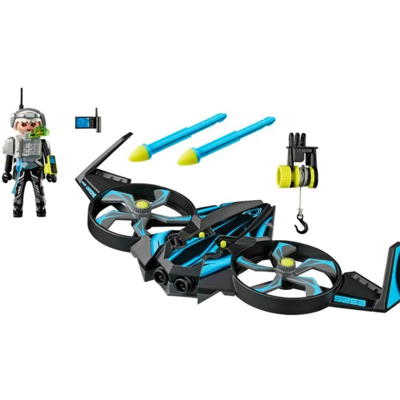 PLAYMOBIL Playmobil|Top Agents Mega Drone