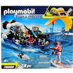 PLAYMOBIL Top Agents TEAM S.H.A.R.K. Nave Arpón- Playmobil