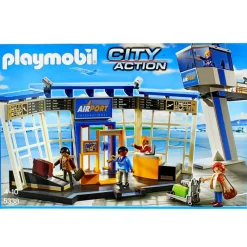 PLAYMOBIL Torre de Control y Aeropuerto- Playmobil