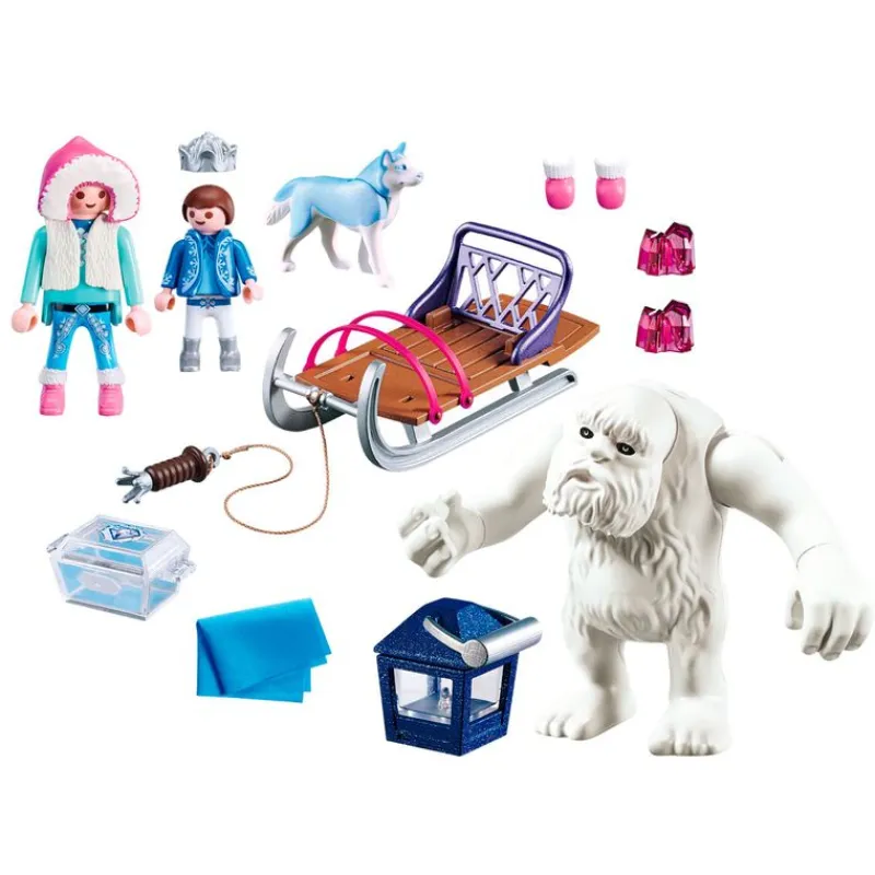 PLAYMOBIL Playmobil|Trol de Nieve con Trineo