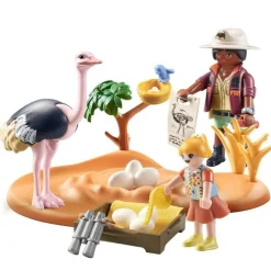 PLAYMOBIL Playmobil|Wiltopia Cuidador de Avestruces