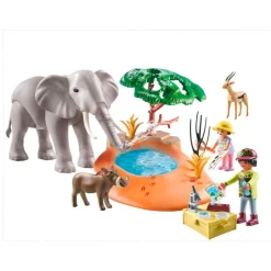 PLAYMOBIL Playmobil|Wiltopia Elefante en la Charca