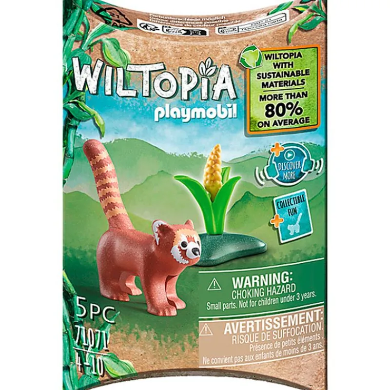 PLAYMOBIL Playmobil|Wiltopia Panda Rojo