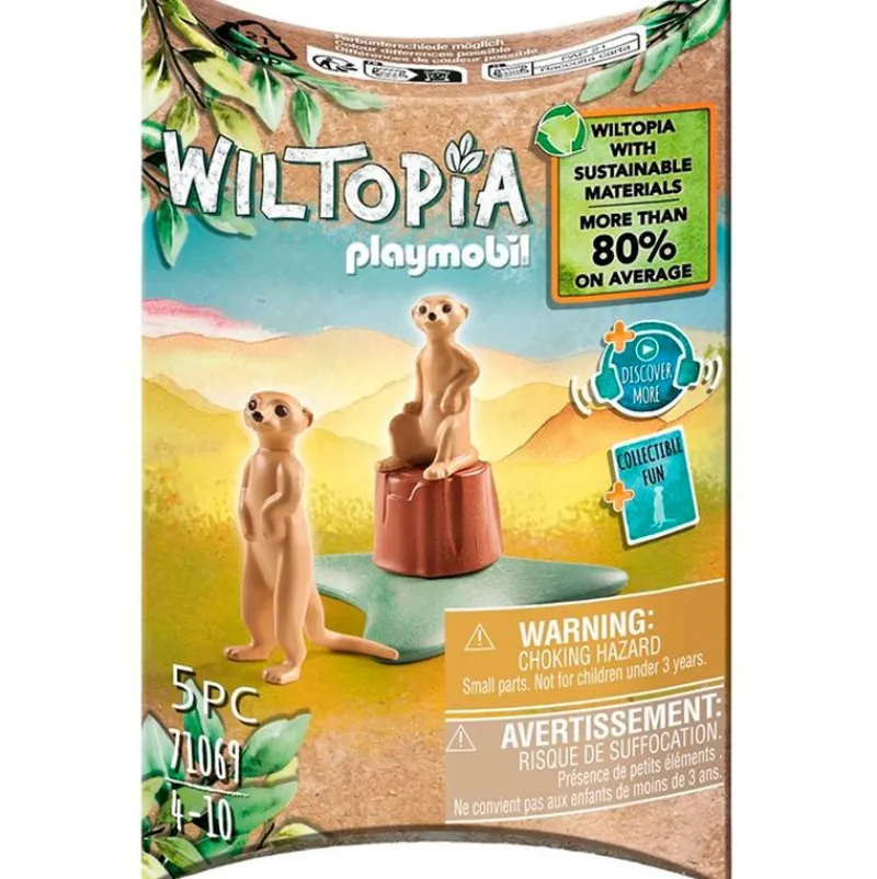 PLAYMOBIL Wiltopia Suricatas- Playmobil
